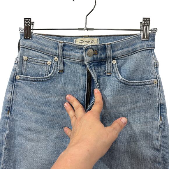 Madewell Womens Size 23P The Perfect Vintage Jeans High Rise 90s Mom Stretch - Picture 12 of 16